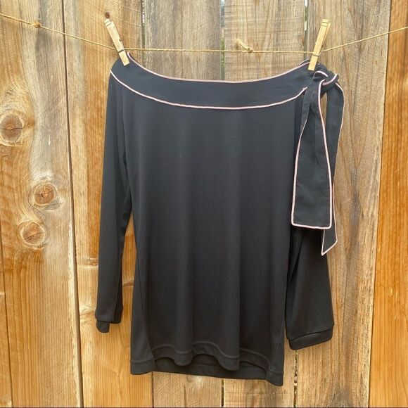 Marc Jacobs Bateau neckline black top - Picture 7 of 12